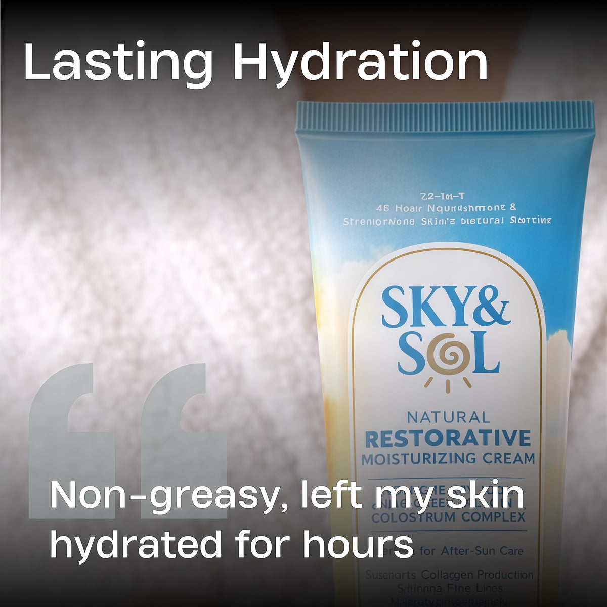 Sky and Sol Everything Cream 100% Grass Fed Beef Tallow Moisturizer Moisturizer for Face and Body, Day & Night Skincare, Safe Natural Ingredients, After-Sun Care, All Skin Types, 3 oz